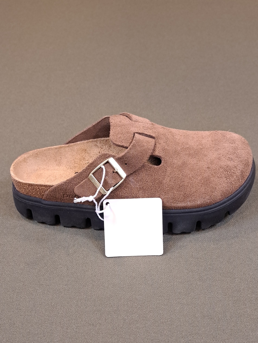 Papillio by Birkenstock Boston Chunky Platform Clog - Color: Dark Tea - Size: 8